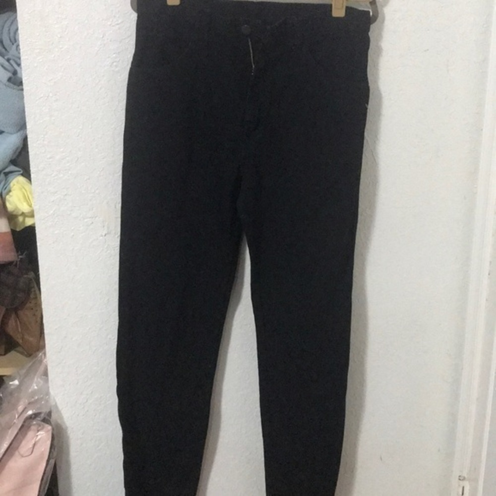 Rustler regular fit black jeans